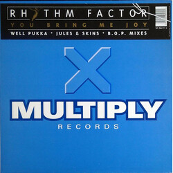 Rhythm Factor You Bring Me Joy USED VINYL 12INCH 33 S RPM