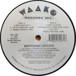 Rhythmic Entity A Better Day USED VINYL 12INCH