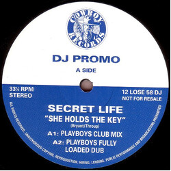 Secret Life She Holds The Key USED VINYL 12INCH PROMO 33 S RPM
