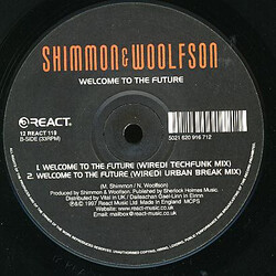 Shimmon & Woolfson Welcome To The Future USED VINYL 12INCH