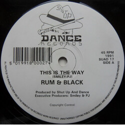 Rum & Black This Is The Way / Tablet Man USED VINYL 12INCH 45 RPM