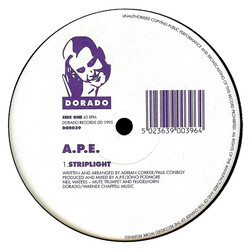 A.P.E. Striplight USED VINYL 12INCH 45 RPM