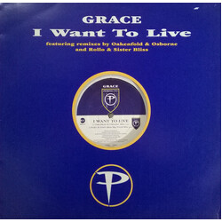 Grace I Want To Live USED VINYL 12INCH 33 S RPM STEREO