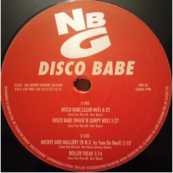 Natural Born Grooves Disco Babe USED VINYL 12INCH 33 S RPM
