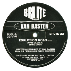 Van Basten Explosion Road USED VINYL 12INCH 33 S RPM