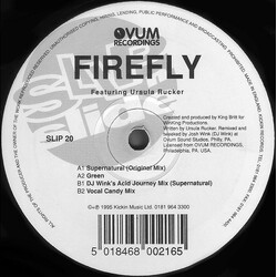 Firefly / Ursula Rucker Supernatural USED VINYL 12INCH 33 S RPM