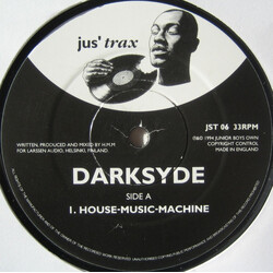 Darksyde House-Music-Machine USED VINYL 12INCH 33 S RPM