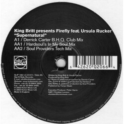 King Britt / Firefly / Ursula Rucker Supernatural VINYL 12" USED