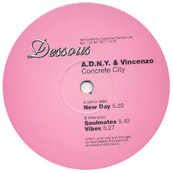 ADNY / Vincenzo Concrete City USED VINYL 12INCH 33 S RPM EP STEREO