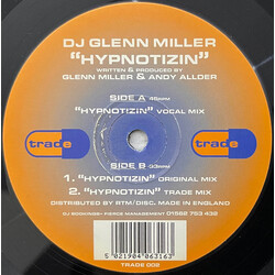 DJ Glenn Miller Hypnotizin USED VINYL 12INCH 33 S RPM 45 RPM