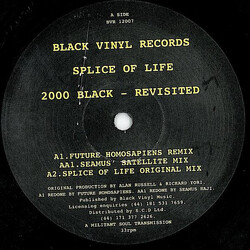 Splice Of Life 2000 Black - Revisited USED VINYL 12INCH