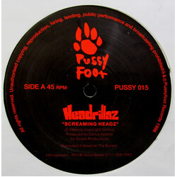 Headrillaz Screaming Headz USED VINYL 12INCH 45 RPM