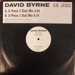 David Byrne U.B. Jesus USED VINYL 12INCH 45 RPM