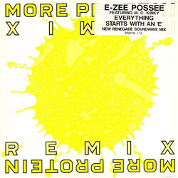 E-Zee Possee / MC Kinky Everything Starts With An 'E' (New Renegade Soundwave Mix) USED VINYL 12INCH 45 RPM