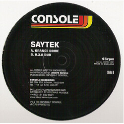 Saytek Orange Drive / V3.8 Dub USED VINYL 12INCH