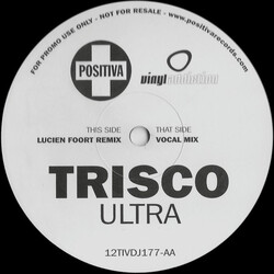 Trisco Ultra USED VINYL 12INCH 33 S RPM 45 RPM PROMO