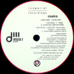 Osaka Uchouten / Free / Love Will Set Me Free USED VINYL 12INCH
