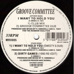 Groove Committee I Want To Hold You USED VINYL 12INCH 33 S RPM