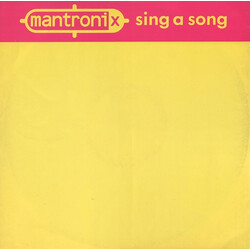 Mantronix Sing A Song USED VINYL 12INCH SINGLE 45 RPM