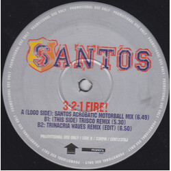 Santos 3-2-1 Fire! USED VINYL 12INCH PROMO