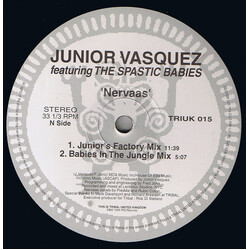 Junior Vasquez / The Spastic Babies Nervaas USED VINYL 12INCH 33 S RPM