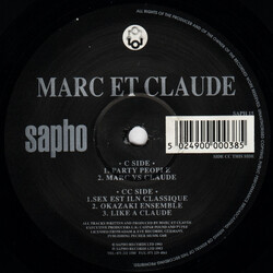 Marc Et Claude Party People USED VINYL 12INCH 33 S RPM