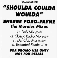 Sherree Ford-Payne Shoulda Coulda Woulda (The Morales Mixes) USED VINYL 12INCH WHITE LABEL PROMO