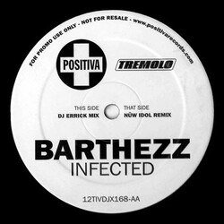 Barthezz Infected USED VINYL 12INCH PROMO