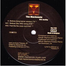 The Mackenzie / Kelly Jacobs Believe USED VINYL 12INCH 45 RPM