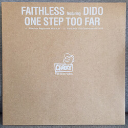 Faithless / Dido One Step Too Far USED VINYL 12INCH PROMO