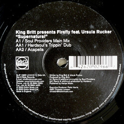 King Britt / Firefly / Ursula Rucker Supernatural USED VINYL 12INCH 33 S RPM