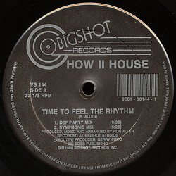 How II House Time To Feel The Rhythm USED VINYL 12INCH 33 S RPM