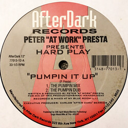 Peter Presta / Hard Play Pumpin It Up USED VINYL 12INCH 33 S RPM