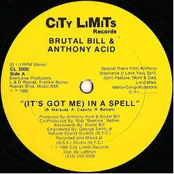 Brutal Bill / Anthony Acid (It's Got Me) In A Spell / What Has Been Joined (By God) USED VINYL 12INCH 33 S RPM STEREO