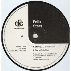 Felix Stars USED VINYL 12INCH 33 S RPM PROMO