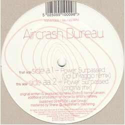 The Aircrash Bureau Power Surpassed USED VINYL 12INCH 45 RPM