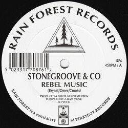 Stonegroove & Co Rebel Music / Falling USED VINYL 12INCH 45 RPM