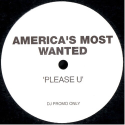 America's Most Wanted (3) Please U USED VINYL 12INCH WHITE LABEL PROMO