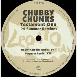 Chubby Chunks Testament One ('94 Summer Remixes) USED VINYL 12INCH 33 S RPM 45 RPM