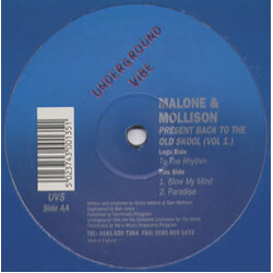Malone & Mollison Back To The Old Skool (Vol. 1) USED VINYL 12INCH