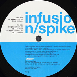 Infusion Spike USED VINYL 12INCH 33 S RPM 45 RPM