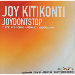 Joy Kitikonti JoyDontStop USED VINYL 12INCH 33 S RPM
