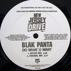 Blak Panta Do What U Want USED VINYL 12INCH PROMO