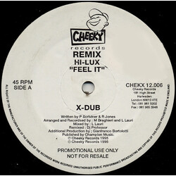Hi-Lux Feel It (DJ Professor Remixes) USED VINYL 12INCH 45 RPM PROMO