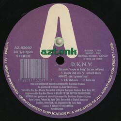 D.K.N.Y. Come On Baby (Let Me Tell You) USED VINYL 12INCH 33 S RPM