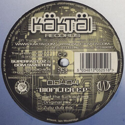 OD404 Biofilter E.P USED VINYL 12INCH EP 33 S RPM
