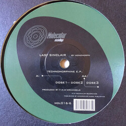 Monomorph Technomorphine E.P. USED VINYL 12INCH EP