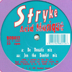 Stryke Acid Musique USED VINYL 12INCH 33 S RPM