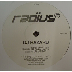 DJ Hazard Destiny / Structure USED VINYL 12INCH 45 RPM