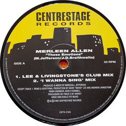 Merleen Allen These Emotions USED VINYL 12INCH 33 S RPM